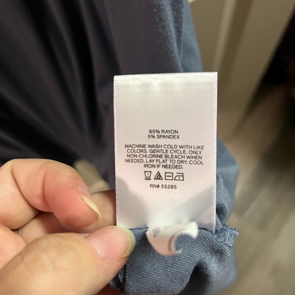 Express Blue Sleeveless Lightweight Dress - Picture 3 of 3